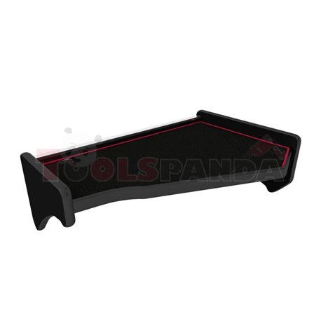 Cabin shelf ((PL) środkowa, middle, colour: red, series: CLASSIC) SCANIA L,P,G,R,S 09.16-