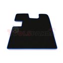Floor mat F-CORE SCANIA, for central tunnel, VELOUR, quantity per set 1 szt. (material - velours, colour - blue, manual transmis