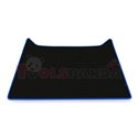 Floor mat F-CORE DAF, for central tunnel, VELOUR, quantity per set 1 szt. (material - velours, colour - blue, automatic transmis