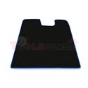 Floor mat F-CORE SCANIA, for central tunnel, VELOUR, quantity per set 1 szt. (material - velours, colour - blue, automatic trans