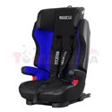 Car seat SK700 ECE R44/04 (9-36kg), Black/Blue, perforated polyester/plastic/polyester, ISOFIX