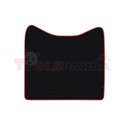 Floor mat F-CORE MERCEDES, for central tunnel, VELOUR, quantity per set 1 szt. (material - velours, colour - red) MERCEDES ACTRO