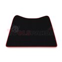 Floor mat F-CORE MERCEDES, for central tunnel, VELOUR, quantity per set 1 szt. (material - velours, colour - red) MERCEDES ACTRO