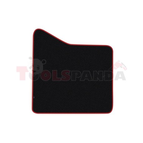 Floor mat F-CORE, for central tunnel, VELOUR, quantity per set 1 szt. (material - velours, colour - red) MERCEDES ACTROS MP4 / M