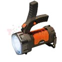 Battery powered flashlight TS-1980, plastic, 3W LED + 3W COB, 360 revolving handle USB charging cable included (number of LED di