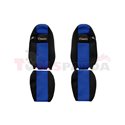 Seat covers Classic (blue, material velours, series CLASSIC) IVECO STRALIS 02.02-