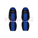 Seat covers Classic (blue, material velours, series CLASSIC) IVECO STRALIS 02.02-