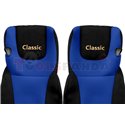 Seat covers Classic (blue, material velours, series CLASSIC) DAF XF 105, XF 106 10.12-