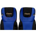 Seat covers Classic (blue, material velours, series CLASSIC) DAF XF 105, XF 106 10.12-