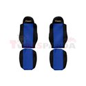 Seat covers Classic (blue, material velours, series CLASSIC, driver’s seat belt assembled in the seat, passenger’s seat belt ass