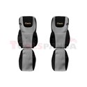 Seat covers Classic (grey, material velours, series CLASSIC) DAF XF 105, XF 106 10.12-