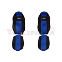 Seat covers Classic (blue, material velours, series CLASSIC, standard driver’s seat - not ISRI) MAN TGX 09.07-