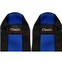 Seat covers Classic (blue, material velours, series CLASSIC, standard driver’s seat - not ISRI) MAN TGX 09.07-