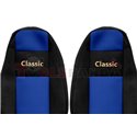 Seat covers Classic (blue, material velours, series CLASSIC) VOLVO FH 16 II 03.14-