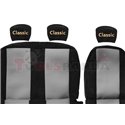 Seat covers Classic (grey, 1+2) RENAULT MASTER II 10.03-