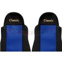 Seat covers Classic (blue, material velours, series CLASSIC) DAF 95 XF, CF 85, LF 45, LF 55, XF 105, XF 95 01.97-