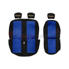 Seat covers Classic (blue, 1+2) RENAULT MASTER II 10.03-