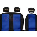 Seat covers Classic (blue, 1+2) RENAULT MASTER II 10.03-