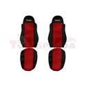 Seat covers Classic (red, material velours, series CLASSIC) DAF 95 XF, CF 85, LF 45, LF 55, XF 105, XF 95 01.97-