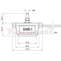 Sygnał cofania (1 брой.) SWB-1 12/24V Natężenie dźwięku: minimum 97 db