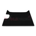 Floor mat F-CORE DAF, for central tunnel, VELOUR, quantity per set 1 szt. (material - velours, colour - grey, manual transmissio