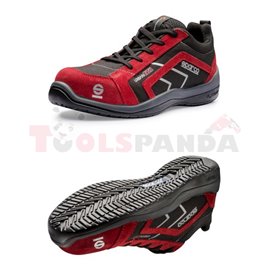 SPARCO Safety shoes model: URBAN EVO, size: 44, safety category: S3, SRC, material: nylon/suede, colour: black/grey/red, shoe no