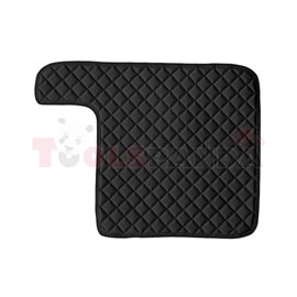 Floor mat F-CORE VOLVO, for central tunnel, ECO-LEATHER, quantity per set 1 szt. (material - eco-leather, colour - black, automa