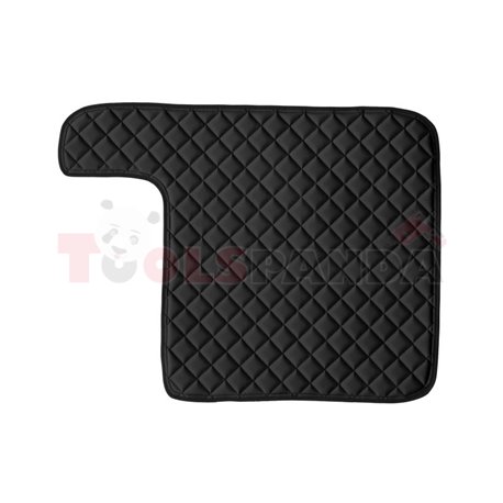 Floor mat F-CORE VOLVO, for central tunnel, ECO-LEATHER, quantity per set 1 szt. (material - eco-leather, colour - black, automa