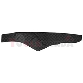 Dashboard mat (wide cabin 250 cm) black, ECO-leather, ECO-LEATHER MERCEDES ACTROS MP4 / MP5 07.11-