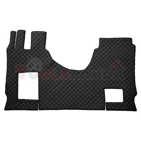 Floor mat F-CORE MERCEDES, on the whole floor, ECO-LEATHER, quantity per set 3 szt. (material - eco-leather, colour - black, con