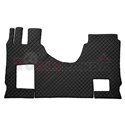 Floor mat F-CORE MERCEDES, on the whole floor, ECO-LEATHER, quantity per set 3 szt. (material - eco-leather, colour - black, con