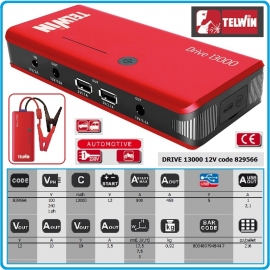 Зарядно устройство стартерно мултифункционално DRIVE 13000 | TELWIN