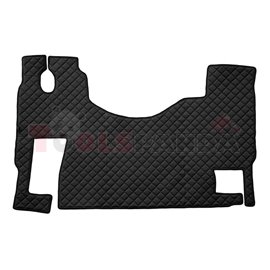 Floor mat F-CORE MERCEDES, on the whole floor, ECO-LEATHER, quantity per set 1 szt. (material - eco-leather, colour - black/red,