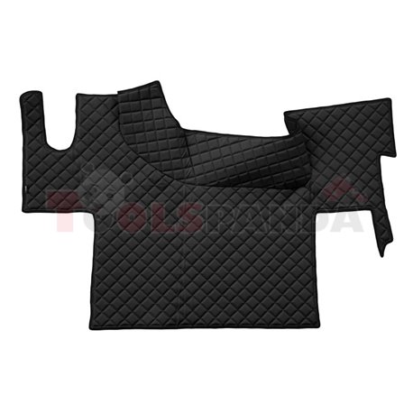 Floor mat F-CORE RENAULT, on the whole floor, ECO-LEATHER, quantity per set 1 szt. (material - eco-leather, colour - black, flat