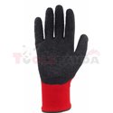 12 pairs, Protective gloves, ACTIVE GRIP, latex / polyester, colour: black/ red, size: 9 / L, 2016 3131X EN 388