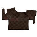 Floor mat F-CORE RENAULT, on the whole floor, ECO-LEATHER, quantity per set 1 szt. (material - eco-leather, colour - brown, flat