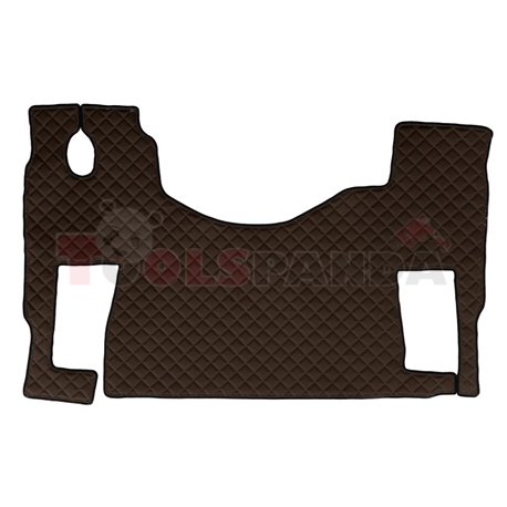 Floor mat F-CORE MERCEDES, on the whole floor, ECO-LEATHER, quantity per set 1 szt. (material - eco-leather, colour - champagne,