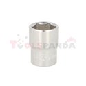 Socket 6-point 1/4", profile Hexagonal, metric size: 14mm, socket type: short, length 25mm