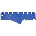 Dashboard mat blue, ECO-leather, ECO-LEATHER SCANIA L,P,G,R,S, P,G,R,T 03.04-