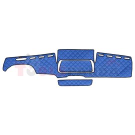 Dashboard mat blue, ECO-leather, ECO-LEATHER MAN TGX 09.07-