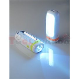 Multi-function torch TS-1894, plastic, 10 SMD LED (lithium-ion 900 mAh)