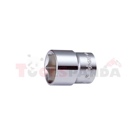 Socket 6-point 3/8", profile Hexagonal, socket type: short, length 30mm