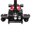 Mobile hydraulic jack, lifting capacity: 3000kg, maximum lifting height: 455mm, mobile (possibility of leg-operated lifting)