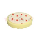 Polishing sponge disc, diameter: 150mm, colour: yellow, for milk Extra Fine,
