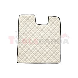 Floor mat F-CORE SCANIA, for central tunnel, ECO-LEATHER, quantity per set 1 szt. (material - eco-leather, colour - champagne, a