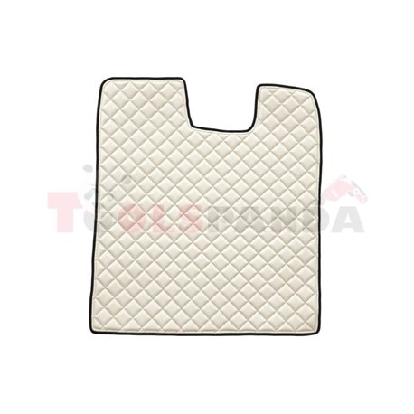 Floor mat F-CORE SCANIA, for central tunnel, ECO-LEATHER, quantity per set 1 szt. (material - eco-leather, colour - champagne, a