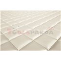 Floor mat F-CORE, for central tunnel, ECO-LEATHER, quantity per set 5 szt. (material - eco-leather, colour - champagne, automati