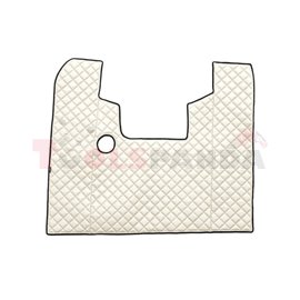 Floor mat F-CORE SCANIA, for central tunnel, ECO-LEATHER, quantity per set 1 szt. (material - eco-leather, colour - champagne) S
