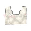 Floor mat F-CORE SCANIA, for central tunnel, ECO-LEATHER, quantity per set 1 szt. (material - eco-leather, colour - champagne) S