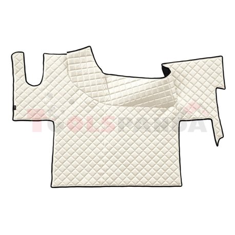 Floor mat F-CORE RENAULT, on the whole floor, ECO-LEATHER, quantity per set 1 szt. (material - eco-leather, colour - champagne, 